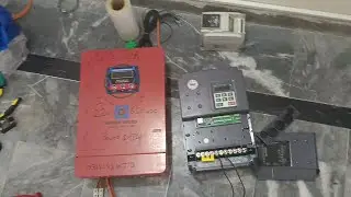 Single phase 220v to three phase 380v VFD)inverter/ wapda sharing with solar system
