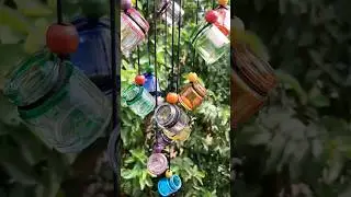 how to reuse empty acrylic colour bottle/home decor #youtubeshorts #youtube #bottleart #reuse #diy