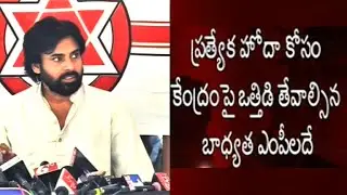 Andhra Pradesh MPs to Pressure on Central Government for Special Status : Pawan