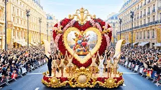 Paris Welcomes 2026 🇫🇷 | New Year Parade with 150 Giant Floats, Fireworks & Pure Celebration (4K)