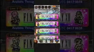 [FFRK] Luck of the Realms | 4th Anniversary Memory Countdown! : Part 1 - 6x3 RRD