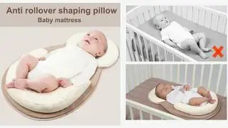 Portable Baby Bed - Anti rollover shaping pillow
