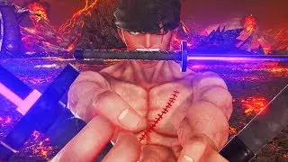 Jump Force - Zoro Haki Awakening Gameplay (1440p 60fps)