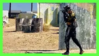 Battle at the Ls:  Sweaty-B & Cody vs Russell @ Blitz Paintball - Raw Gameplay - Pump Paintball