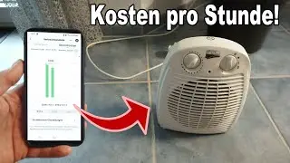 So viel kostet 1 Stunde Heizen mit einem 2000 Watt Heizlüfter!