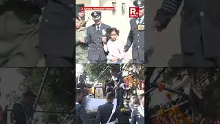 Tejas Pilot Syal's Wife & Daughter Attend His Final Rites