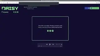 How to buy DAISY during referral round