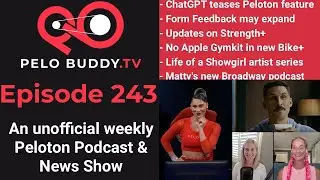 Pelo Buddy TV 243 - ChatGPT teases Peloton integration, Taylor Swift 