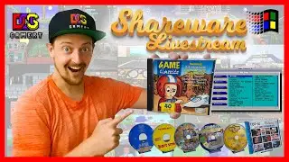 🔴 Live Special: ⭐Plowing through Shareware CD's! 💿👾