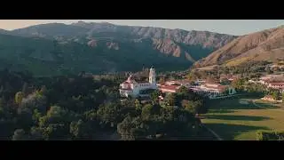 Ojai, California aerial video clips