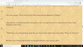Bible reading Luke 24 non commentary
