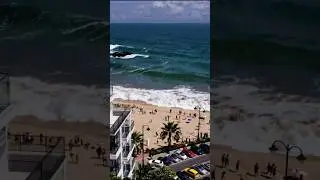Wall of Water: Tsunami Strikes Peaceful Coastal City