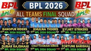 BPL 2026 - All Teams Full & New Squad | BPL 2026 Players List | BPL 2026 Squads | BPL 2026 draft
