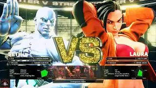 Street Fighter V: Champion Edition (SFV CE) Gameplay [PC] - Seth VS Laura [Intense Battle]