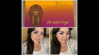 Maquillandome con the Nubian Royal de JUVIAS practica y hermosa.