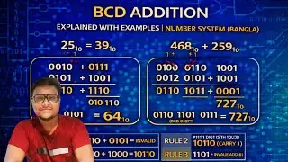 BCD ADDITION EXPLAINED WITH EXAMPLES | NUMBER SYSTEM (BANGLA)