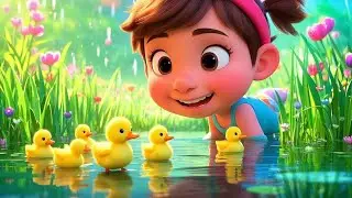 Ducky Wings Go Flap, Flap, Flap | Fun Duck Song for Kids | Nursery Rhymes & Songs