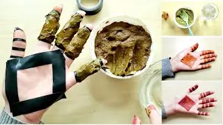 طريقة تقليدية وصحيحة لعمل حناء احمرغامق بأبسط التكاليف 6 How To Make Henna Paste For Dark Red Stain