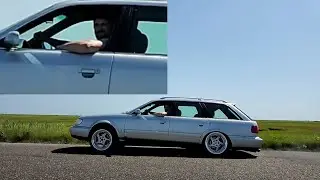Audi C4 S6 5.2 V10 Slow-Motion Launches