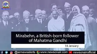 Mirabehn, a British born follower of Mahatma Gandhi