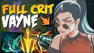 FULL CRIT VAYNE IS THE STRONGEST CARRYING S12 BUILD - League of Legends Gameplay
