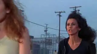 1982 Movie The Concrete Jungle. Kat tells Cherry the truth about her boyfriend. Sucker!
