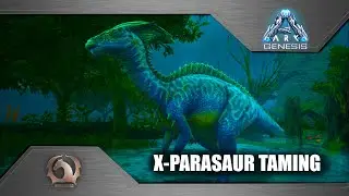 Ark Survival Evolved - X-Parasaur taming (Genesis Part 1)