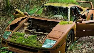 Rusty Car Graveyard Full of Forgotten Classics &ndash; Hidden Treasures Inside!