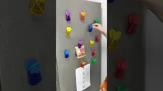 Multifunctional moisture-proof refrigerator magnet sealing clip magnetic suction