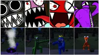 If you Rainbow friend monster attack roleplay vs alphabet war in ROBLOX 💀💀