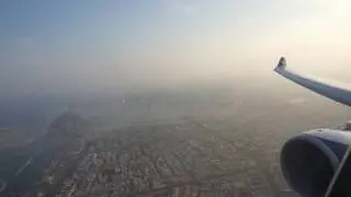 RwandAir's newest Airbus A330-200 leaving Dubai with terrifc views