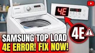 Samsung washing machine 4e error || 4e error in Samsung automatic washing machine