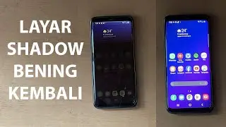 Cara mengatasi layar shadow bergaris dan berwarna hijau pada samsung s9