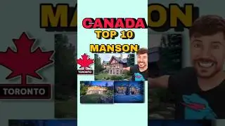 Top 10 Mansions in Canada 🇨🇦 | Most Expensive & Luxurious Homes 2025#top10 #mansoon #canada #shorts