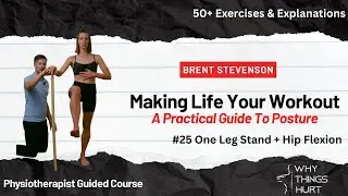One Leg Stand + Hip Flexion - Physio Exercise