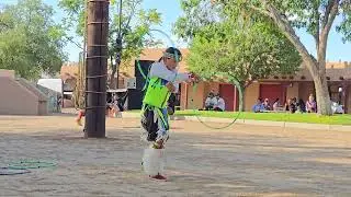New Mexico State Fair, Indian Village, ABQ, New Mexico -  Levon McCoy  & Fia McCoy