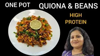 💯✅One - Pot BEANS AND QUINOA Recipe/Easy Vegetarian and Vegan Meals / Quinoa Recipes / Kalhana 