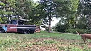 327 w/Lunati VooDoo and Dual Flowmaster Alcohol Race Mufflers 