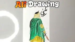 Haider Ali || Ali Sketch || Mola Ali || Ali Drawing 