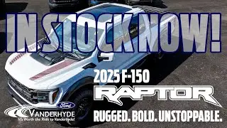 2025 F-150 Ford Raptor Now at Vanderhyde Ford