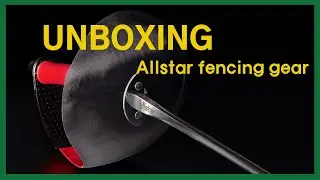 (sub) Unboxing the Allstar fencing gear(carving name and flag) 알스타 펜싱 장비 언박싱 (이름, 국기 새기기) 击剑装备拆箱