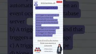 sql questions and answers - 43 