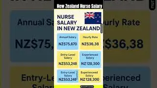 New Zealand Nurse Salary #nursesalary