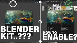 Blender Kit Add-Ons in 4.2? Here's How to Access Them! #BlenderKit #Blender42LTS #FreeAssets
