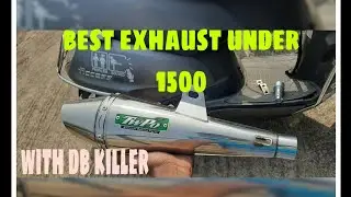 ACCESS 125 Best exhaust (heavy bass with DB killer only in 1500) 👍