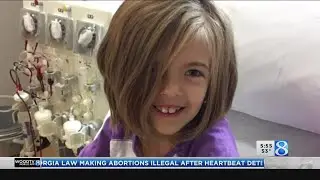 'Hero' girl with kidney disease inspires dad, community