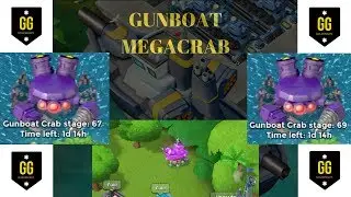 Boom Beach: Gunboat Mega Crab Stages 67, 68, & 69 for the DIAMOND Trophy!