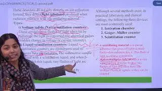 Lecture 72 | Measurement Of Radiation & Ionisation Chamber radiopharmaceuticals | B.Pharm 1st Sem