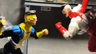 Invincible Vs Conquest Stop Motion Recreation 