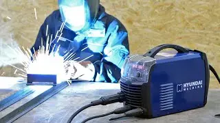 Mag welding steel with the Hyundai HG200 welding machine / Test Stahl Mag schwei&szlig;en